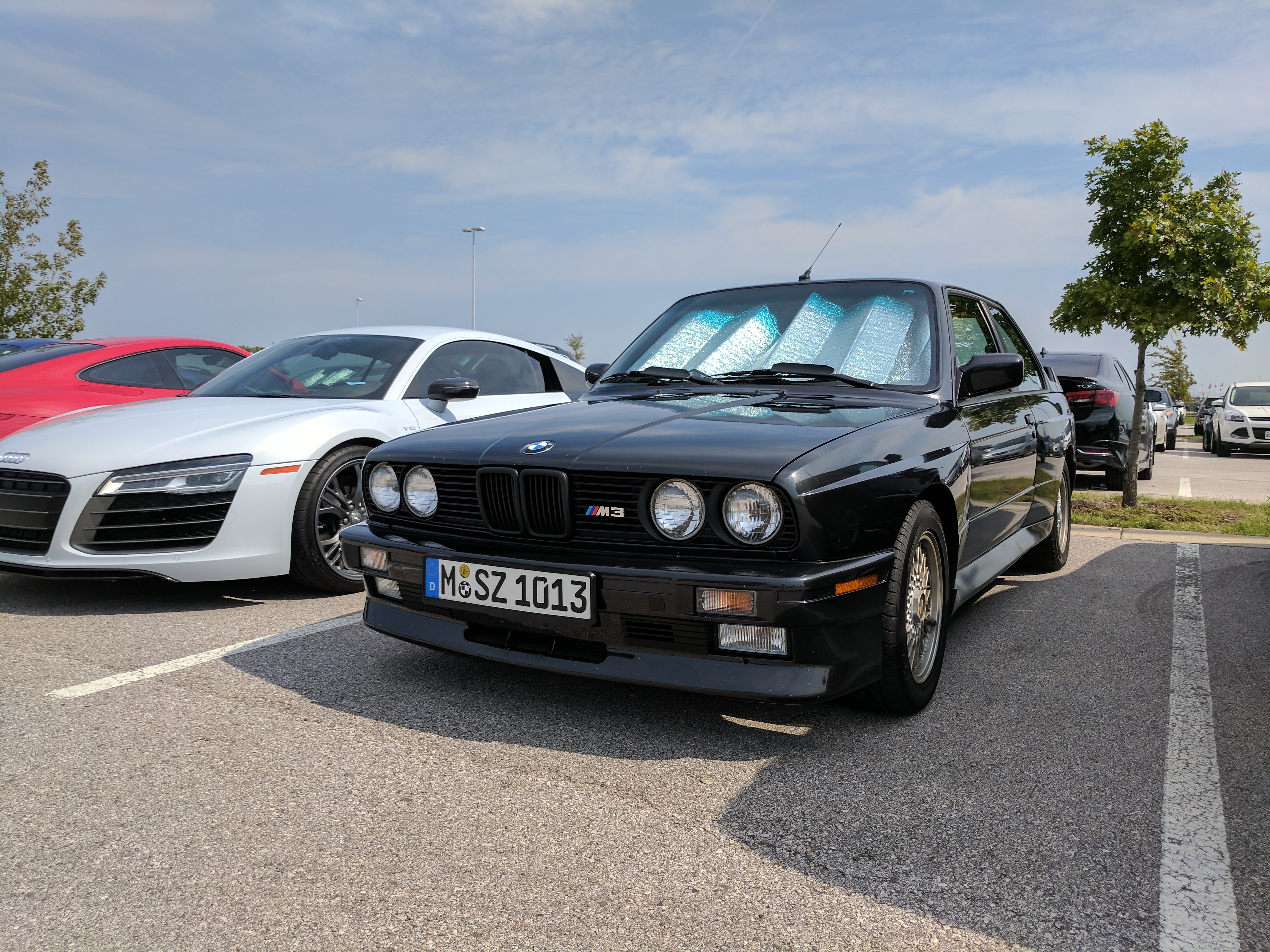 As often as I get to see sports cars from different eras, the E30 M3 seems to be rarer that one would expect.  I hardly ever see them.
