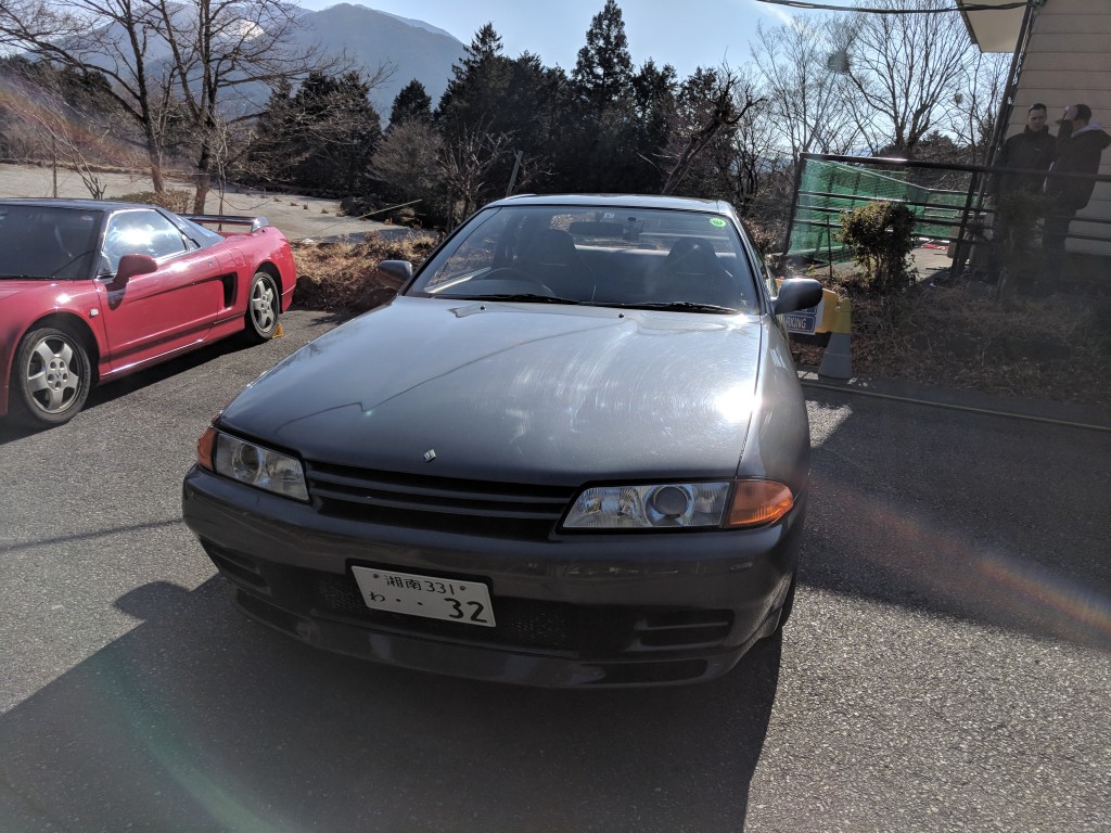 My ride for the day.  The legendary R32 Skyline GT-R